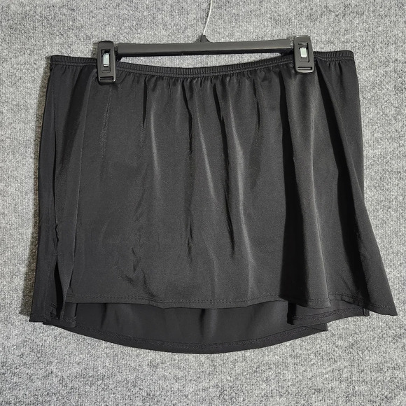 Swim by cacique women's swim skirt size 18 black new with tags - Picture 1 of 6